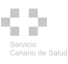 Servicio Canario de salud - logo en gris
