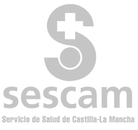 Sescam - logo en gris