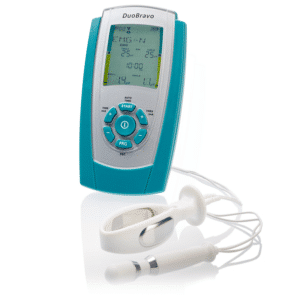 Unidad de biorretroalimentación EMG Duo Bravo U + N comercializada por Sanro Electromedicina