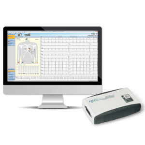 CardioPart 12 ECG comercializada por Sanro Electromedicina
